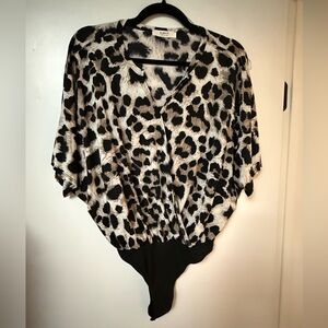 Leopard Print Bodysuit